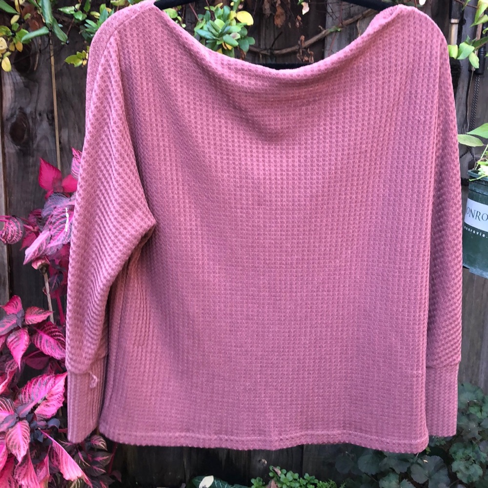 Forever 21! NWOT!  half shoulder long tee.
